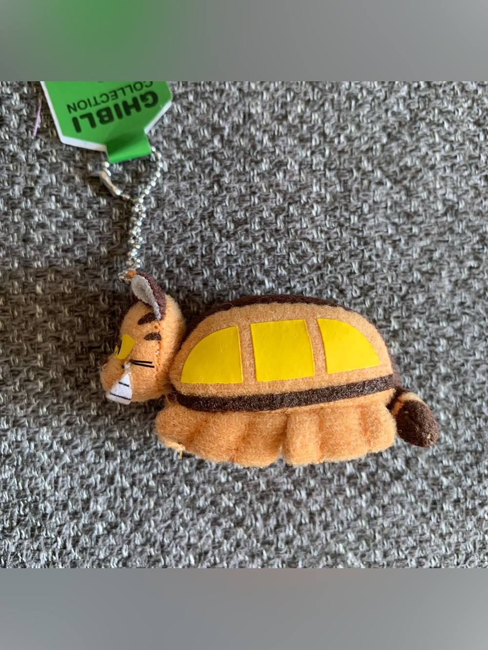 BNWT Japan 6cm Mini Studio Ghibli My Neighbor Totoro Cat Bus Plush Keychain